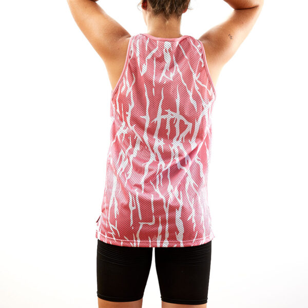 Person wearing the Owl Coral Tank Top - Rear View